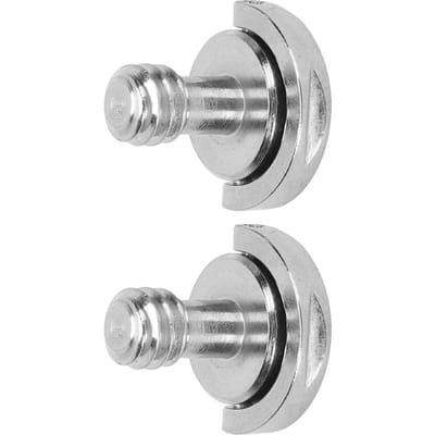 Roestvrij Staal D-as DRing 14 Inch Mannelijke Montage Schroefadapter voor Camera Snelkoppelingsplaat white