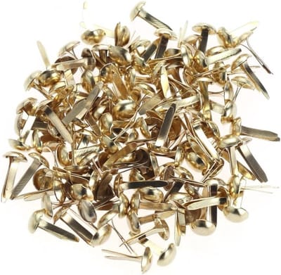 100 Stuks Mini Wielen, Metalen Papier Klemmen, Mini Bruds Klemmen voor Creatieve Projecten, Scrapbooking en DIY Decoraties