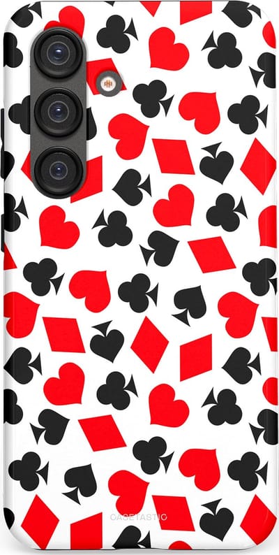 Casetastic Hoesje Geschikt voor Samsung S25 - Stijlvolle Beschermende Duo-layer Case - Harten spel