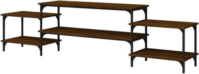 Tv-meubel met opbergruimte - Televisietafel Kast - Woonkamer Organiseren - Verstelbare Poten - 197 x 35 x 52 cm