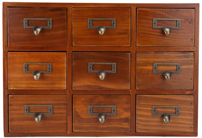 Dailygoods- Juwelendoos Duurzaam - Opbergdoos met Lade - Antieke Houten Juwelendoos - Opbergdoos met Deksel - Houten Opbergdoos - Desktop Juwelenkistje