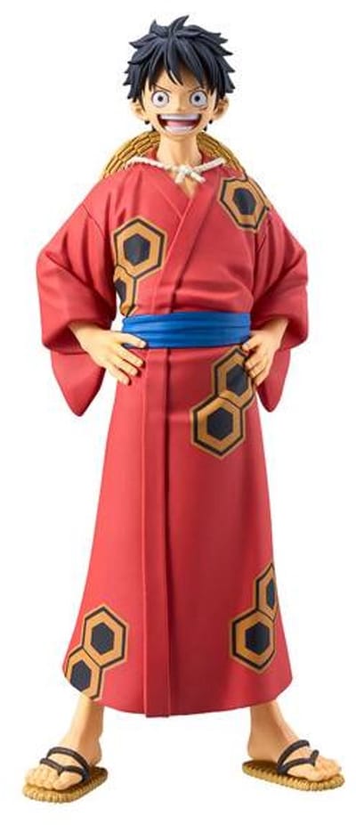 One Piece DXF Figure The Grandline Series: Monkey D. Luffy - Wano Country - Yukata Ver.