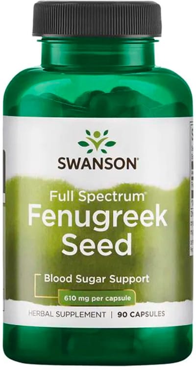 Swanson Health Fenugreek Seed - 610mg - 90 Capsules