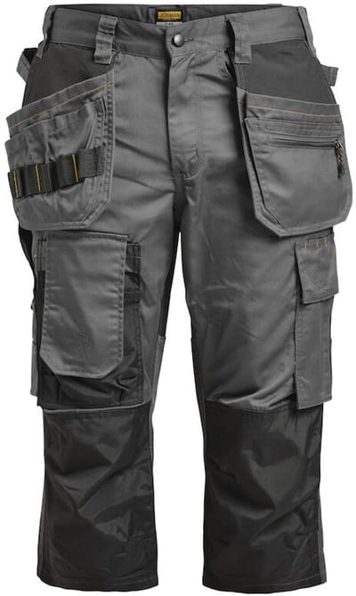Jobman 2362 Floorlayers Long Shorts Stretch 65236220 - Donkergrijs/Zwart - C52