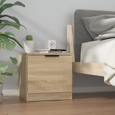 vidaXL - Nachtkastjes - 2 - st - 40x39x40 - cm - sonoma - eikenkleurig