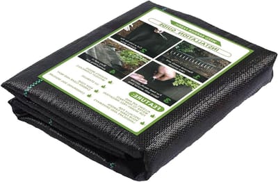 Onkruiddoek 4 m x 10 m, 40 m², Waterdicht, Scheurbestendig, Tuinbedekking, Anti-onkruid, Plantenbescherming