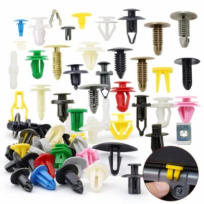 BukkitBow - Set Auto Interieur Clips - Universele Auto Bevestigingspluggen - Trim Clips - 100 Stuks