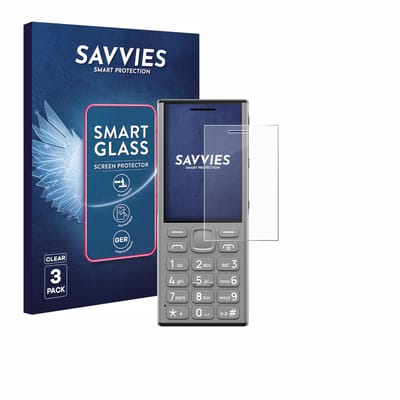 3 Stuks Savvies Screenprotector - geschikt voor Nokia 130 Music - beschermfolie glas transparant
