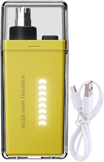 Neushaartrimmer - Neus ontharen - Hygiënische verzorging - Veilige schuine punt - 35 x 81 cm - Zwart