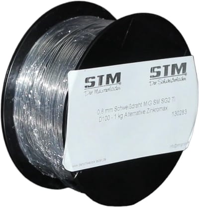 Lasdraad MIG SG2 - Beschermgas lasdraad - Verzinkt staal lassen - Speciale legering - 08 mm 1 kg