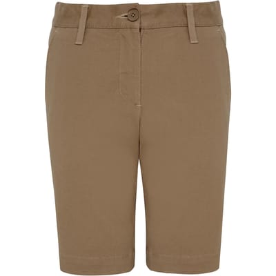 Kariban Chinobermuda voor meisjes K7008 - Camel - 14 jaar