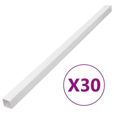 vidaXL - Kabelgoot - 100x60 - mm - 30 - m - PVC