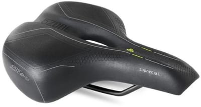 Fietszadel Selle Bassano Suprema 5zone EL Ladies met elastomere demping - zwart