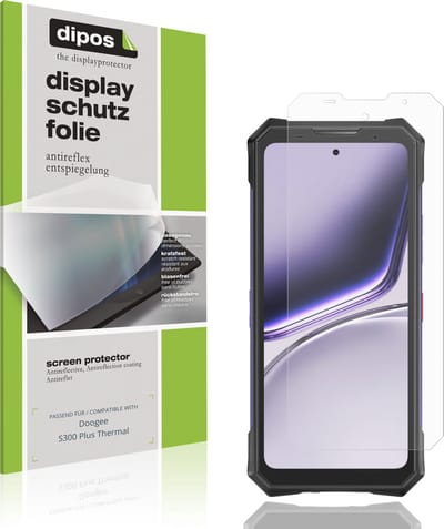 dipos – 4x Matte Beschermfolie geschikt voor Doogee S300 Plus Thermal | Krasbestendige & antireflecterende Screenprotector Ultra-Thin