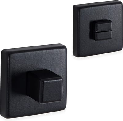 Eliot® WC / badkamer rozet - mat zwart - incl. bevestigingsmateriaal