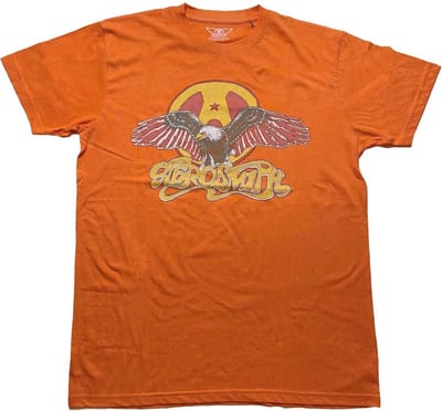 Aerosmith - Eagle Heren T-shirt - S - Oranje