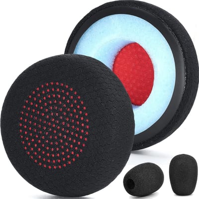 Vervangende oorkussens en microfoon schuimset voor Logitech Zone 301/300/305 draadloze hoofdtelefoons, comfortabele en duurzame accessoires voor beter geluid