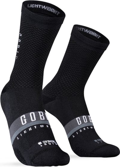 Gobik Superb Fietssokken Axis Lang Zwart – S/M (39-42)