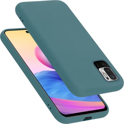 Cadorabo Hoesje geschikt voor Xiaomi RedMi NOTE 10 5G / POCO M3 PRO 5G in LIQUID GROEN - Beschermhoes gemaakt van flexibel TPU silicone Case Cover