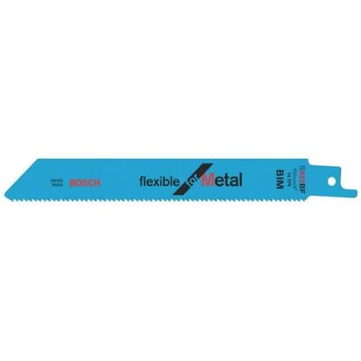 Bosch Accessories 2608656027 Reciprozaagblad S 922 BF, Flexible for Metal, verpakking van 100 stuks Zaagbladlengte 150 mm 100 stuk(s)