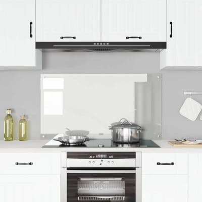 vidaXL - Keukenachterwand - Doorzichtig - 120 - x - 60 - cm - gehard - glas