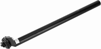 Fietszadelpen Aluminium - Zadelpen Racefiets MTB - Fiets Zadel Verstellen - Lichtgewicht Aluminiumlegering - 27.2-31.6 x 450 mm - Zwart