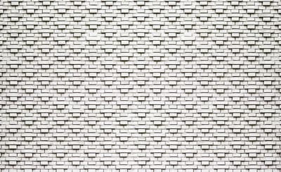 Brick Wall Black White Photo Wallcovering