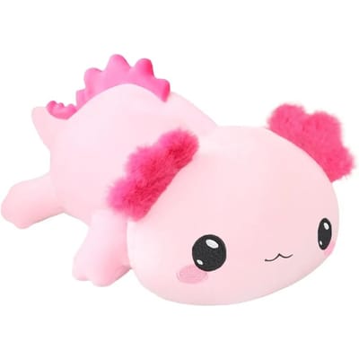 Gewogen Axolotl Pluche Speelgoed 13,8 Inch Zacht Roze Knuffeldier 1,6 Lbs Stressverlichting Cadeau voor Volwassenen Kinderen United States pink