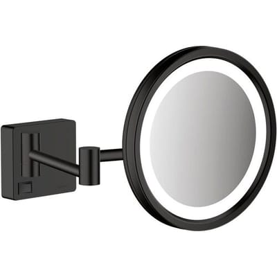 hansgrohe AddStoris scheerspiegel LED Licht mat zwart