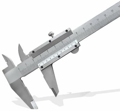 EXCITAT Schuifmaat - Schuifmaat van 150 mm - Nauwkeurigheid 0,02 mm / 0,001 inch - Gebruikt om interne en externe diepte, lengte, hoogte en dikte te meten