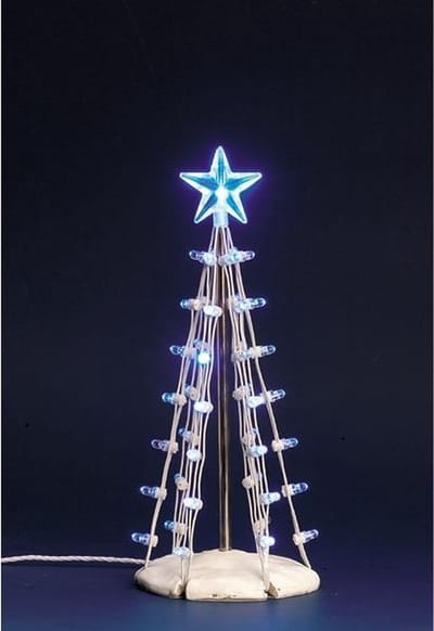 Lemax Kerstdecoratie Lemax - Lighted Silhouette Tree(Blue), M, B/O (4.5v)