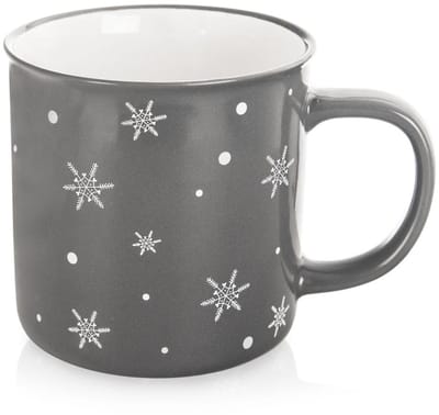 Keramische Mok met Winterse Sterren - 500ml