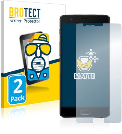 BROTECT - Screenprotector voor OnePlus 3T - Folie Beschermfolie matte 2 Stuks