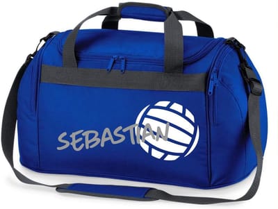 Gepersonaliseerde Sporttas - Kinder Reistas - Sporten en Reizen - Bedrukbaar met Naam - 54x28x26 cm - Koningsblauw