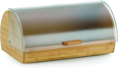Grote Houten Broodtrommel met Soepele Klep voor Langdurige Versheid