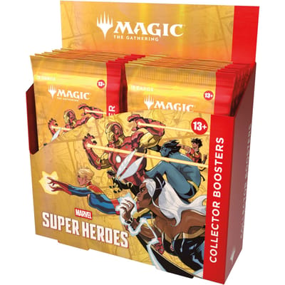 Magic: The Gathering Marvel Super Heroes Collector Booster Box (12 Packs)