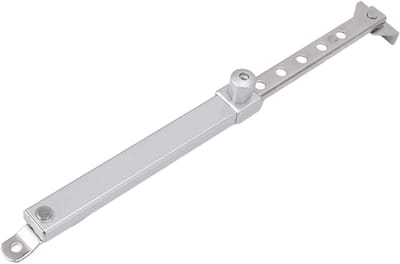 Veilige Raamhouder voor Thuis, Eenvoudige Installatie, Verstelbare Aluminium Legering en RVS Knop, Ideaal voor Vensters en Deuren
