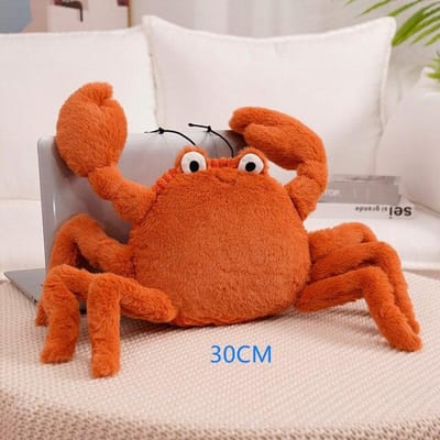 30 -60cm Cartoon Zachte Pluche Krab Kreeft Speelgoed Simulatie Dier Pluche Kussen Poppen Gevuld Voor Kinderen Kinderen Verjaardagscadeaus red