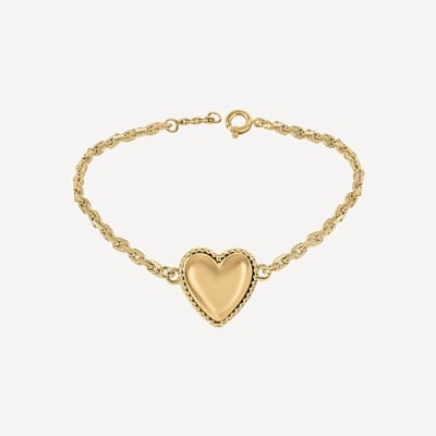 Maeva Heart Armband Gold