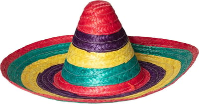 Boland - Sombrero Puebla multikleur Multi - 57-59 - Volwassenen - Unisex - Landen