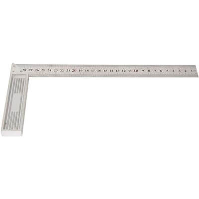 30cm Aluminiumlegering 90 Graden Rechte Kant Liniaal Rechte Liniaal Haakse Hoek Liniaal(Dikkere) white
