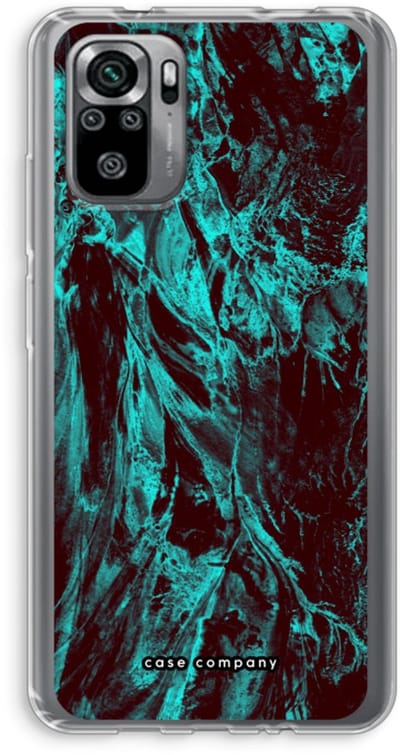Case Company® - Hoesje geschikt voor Xiaomi Redmi Note 10S hoesje - Ice Age - Soft Cover Telefoonhoesje - Bescherming aan alle Kanten en Schermrand