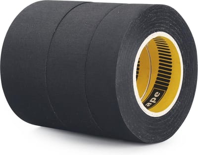 Hoge Temperatuur Weefseltape - Isolatietape Set van 3 - Katoenen Tape voor Draadstoelen - Vlambestendig en Zelfklevend