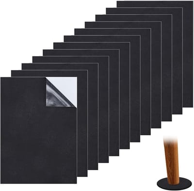 Zelfklevende Schuimplaten - EVA Schuimmatten - Meubels Beschermen - Sterke Lijmlaag - 30 x 21 cm - Zwart