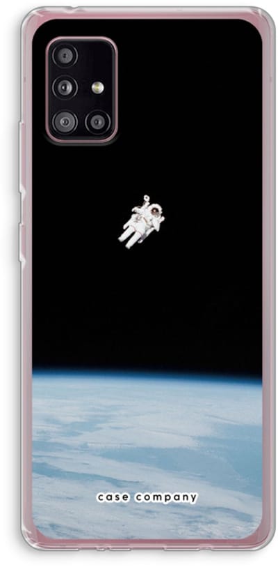 Case Company® - Hoesje geschikt voor Samsung Galaxy A51 5G hoesje - Alone in Space - Soft Cover Telefoonhoesje - Bescherming aan alle Kanten en Schermrand