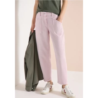 High Waist Barrel Leg Jeans in Loose Fit