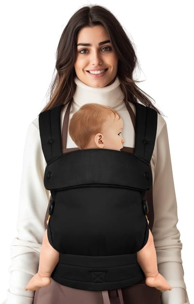 Unyqoos® Ergonomische babydrager met verstelbare steun voor optimaal comfort en veiligheid