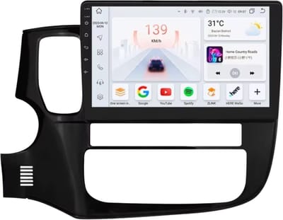 Autoradio met bluetooth - Carplay - Voor Mitsubishi Outlander 3 (2012-2018) - Geschikt voor Apple en Android - Stereo - Navigatie - Navigatiesysteem auto - 4GB 32GB