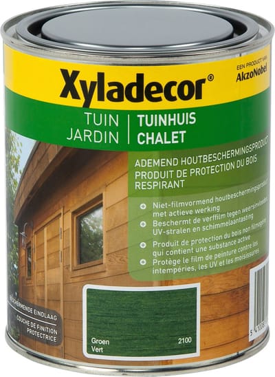 Xyladecor - Tuinhuis - Groen - 0,75 L