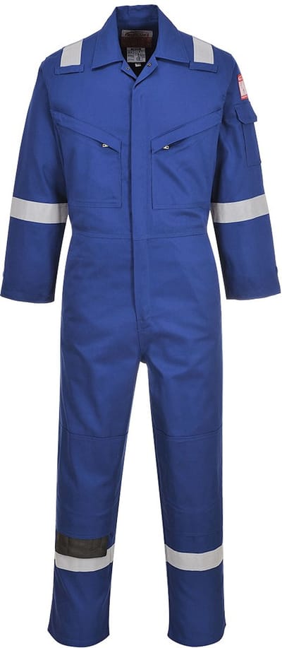 Portwest Lichtgewicht Vlamvertragende Antistatische Overall 280gr FR28 - Korenblauw - XL
